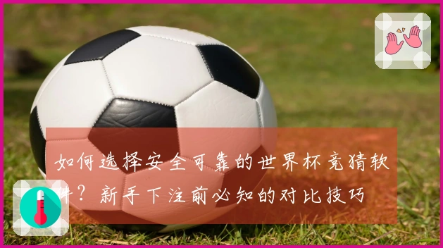 如何选择安全可靠的世界杯竞猜软件？新手下注前必知的对比技巧